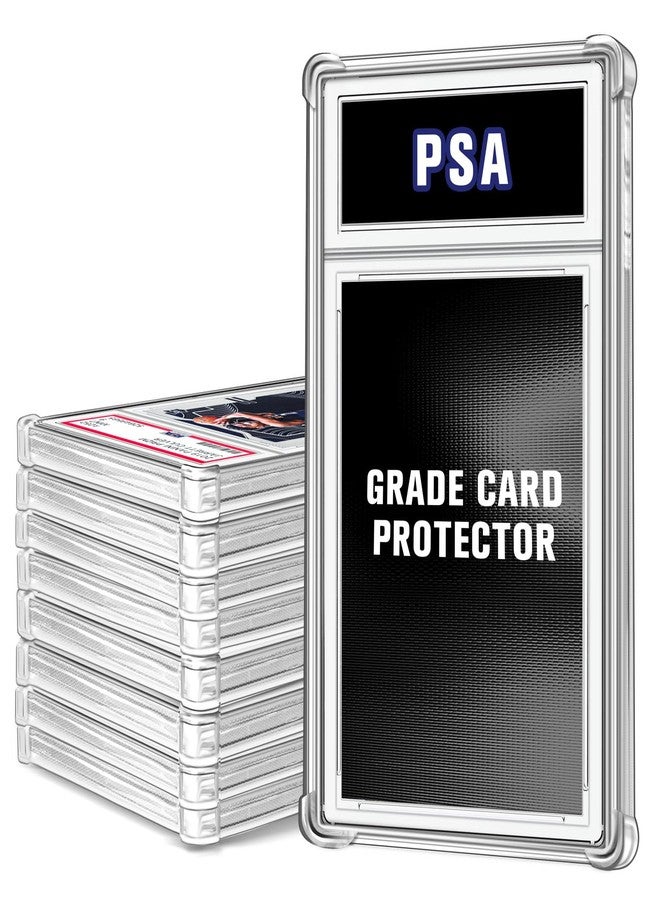 CollectHall Graded Card Protector 8 Pack, Standard PSA Slab Case, TPU Air Cushion Edge Protectors for PSA Slabs - Image 1